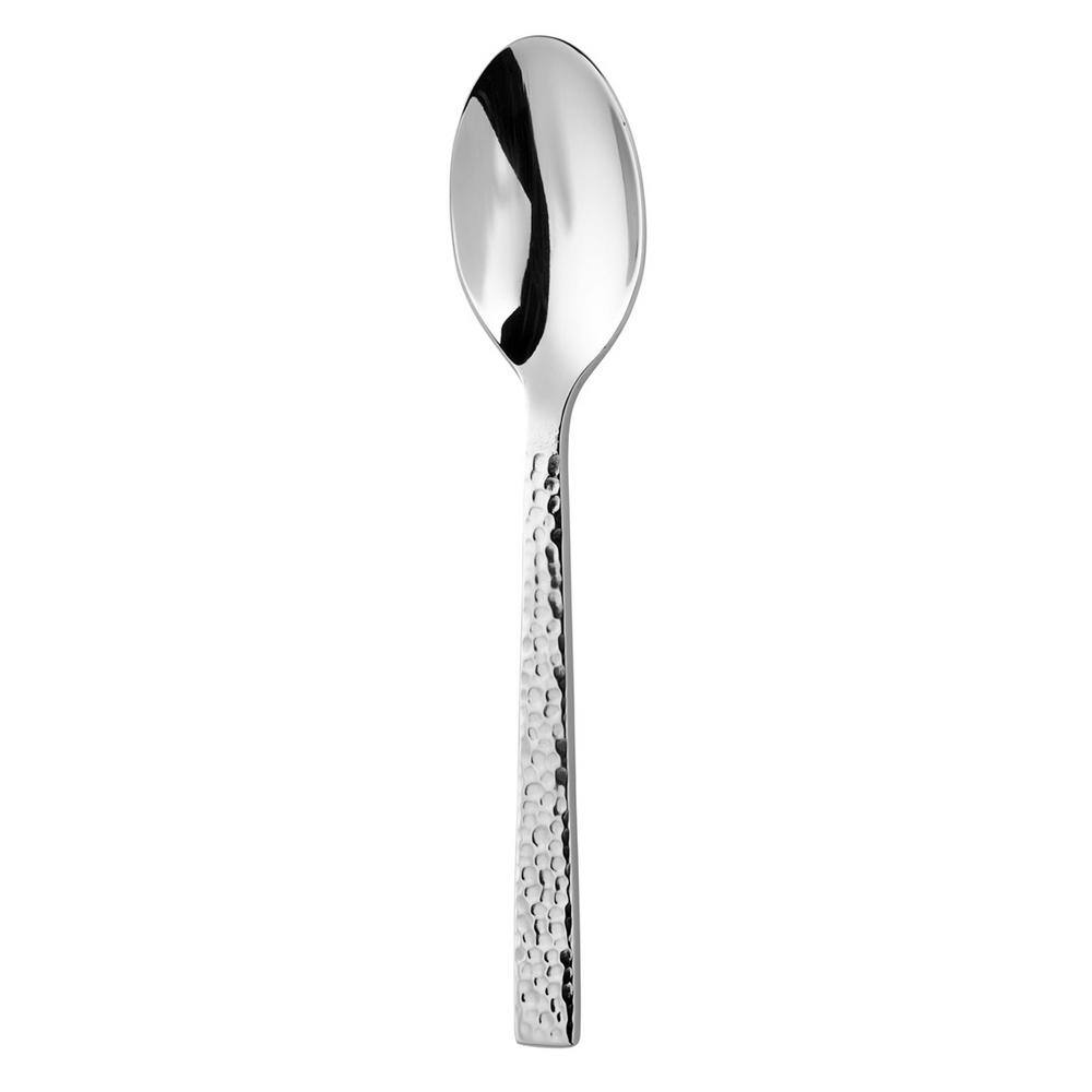 Oneida Chef's Table Hammered 180 Stainless Steel Oval Bowl SoupDessert Spoons (Set of 12) B327SDEF