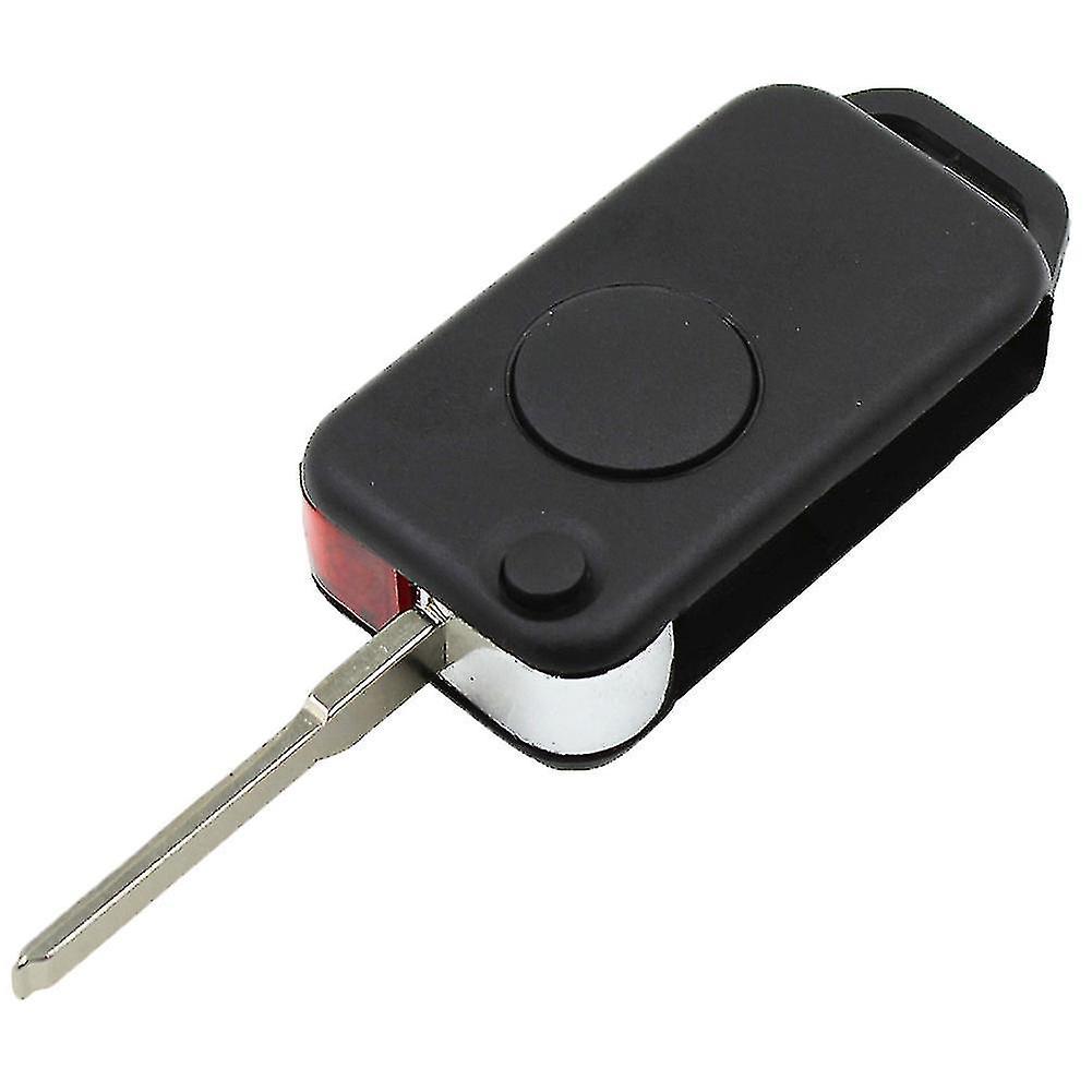 1 Button Remote Flip Car Key Shell For Mercedes B-enz W168 W124 W202 1984-2004