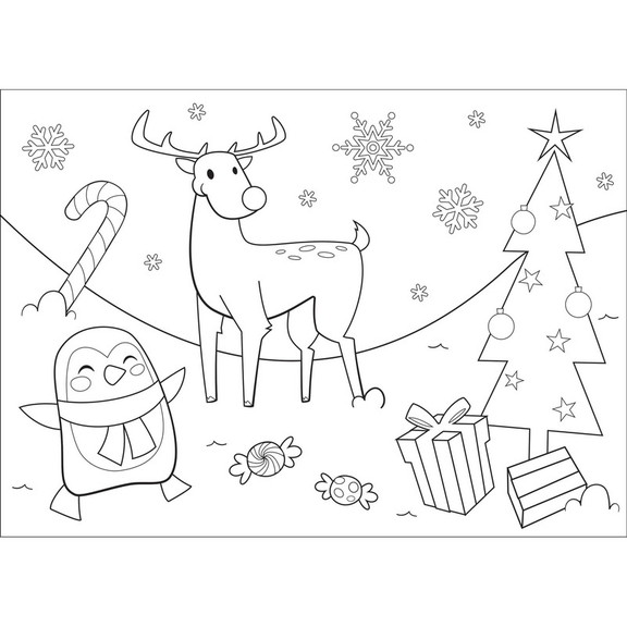 Creative Converting 353006 Christmas Activity Plac...