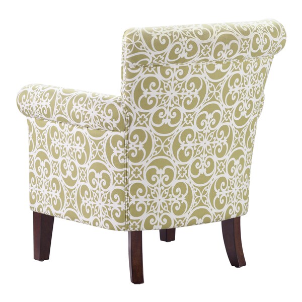 Madison Park Miri Green Tight Back Club Chair