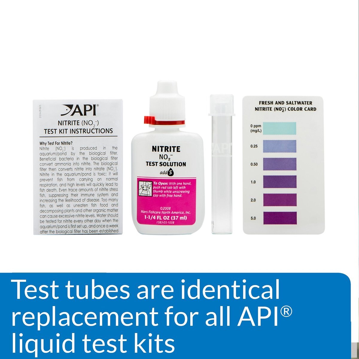 API Replacement Test Tubes for Aquarium Liquid Test Kits