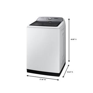  5.2 cu. ft. Smart High-Efficiency Top Load Washer with Impeller and Super Speed in White ENERGY STAR WA52A5500AW