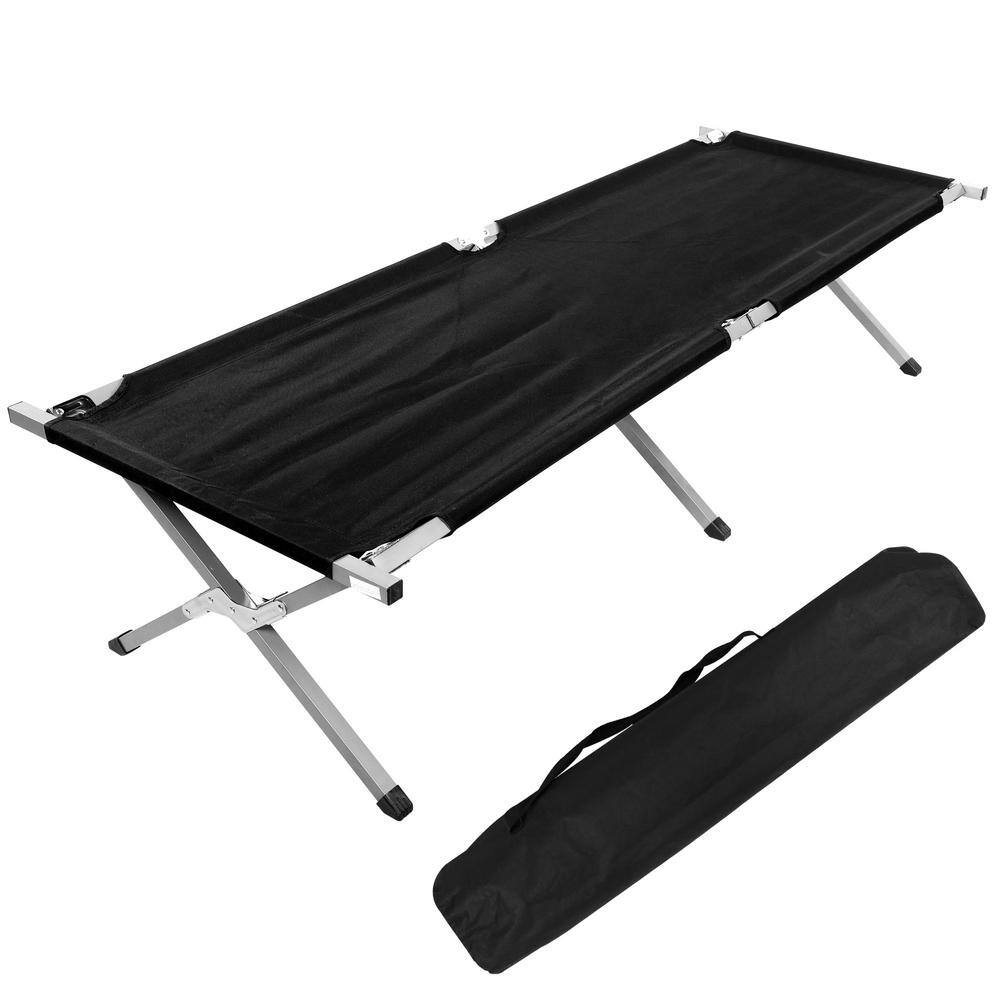 dubbin Portable Folding Camping Cot. 74.8*24.8*17 inch Black LFXPFFS-2002