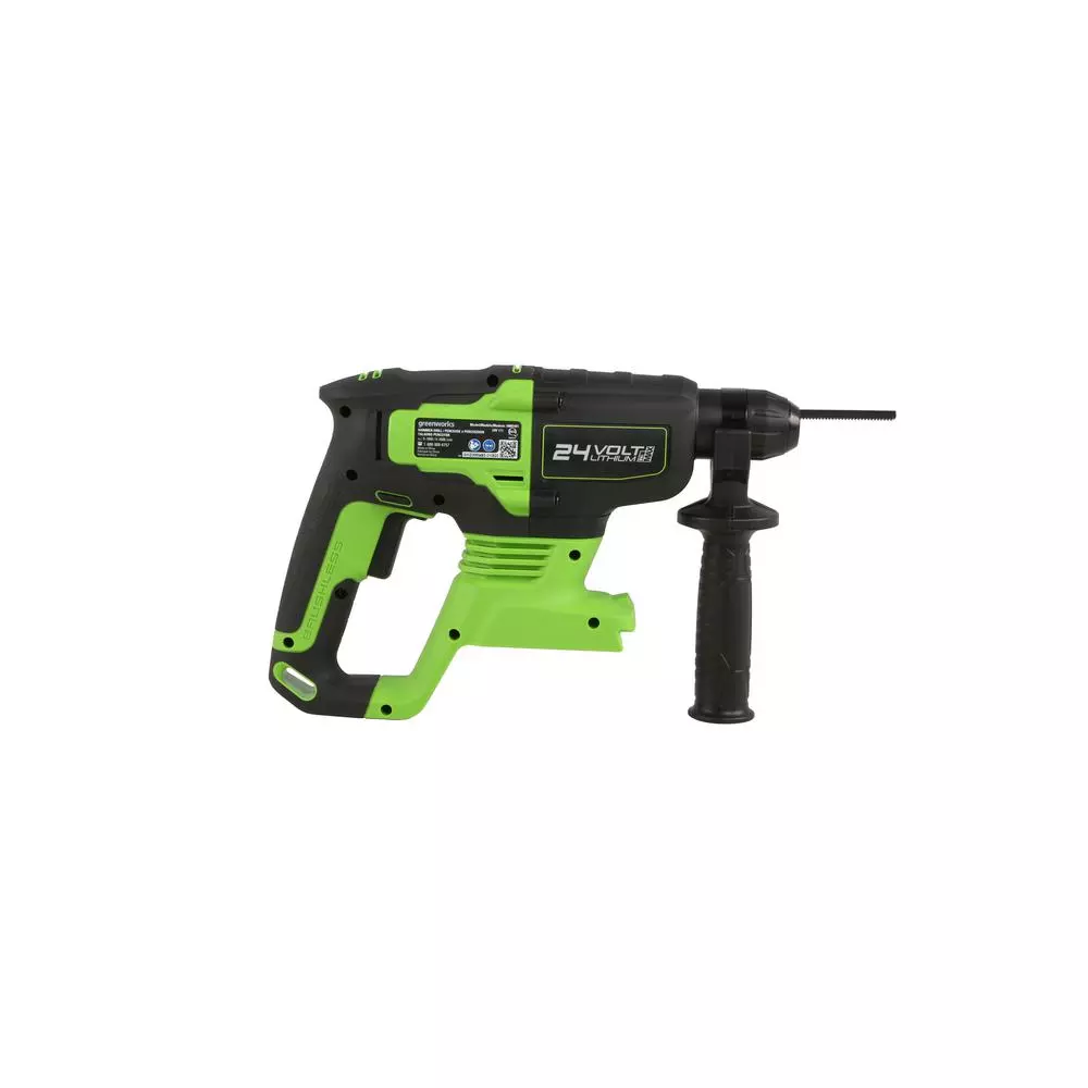 Greenworks 24-Volt Cordless 3/4 in. Brushless SDS 2J Rotary Hammer (Tool-Only) and#8211; XDC Depot