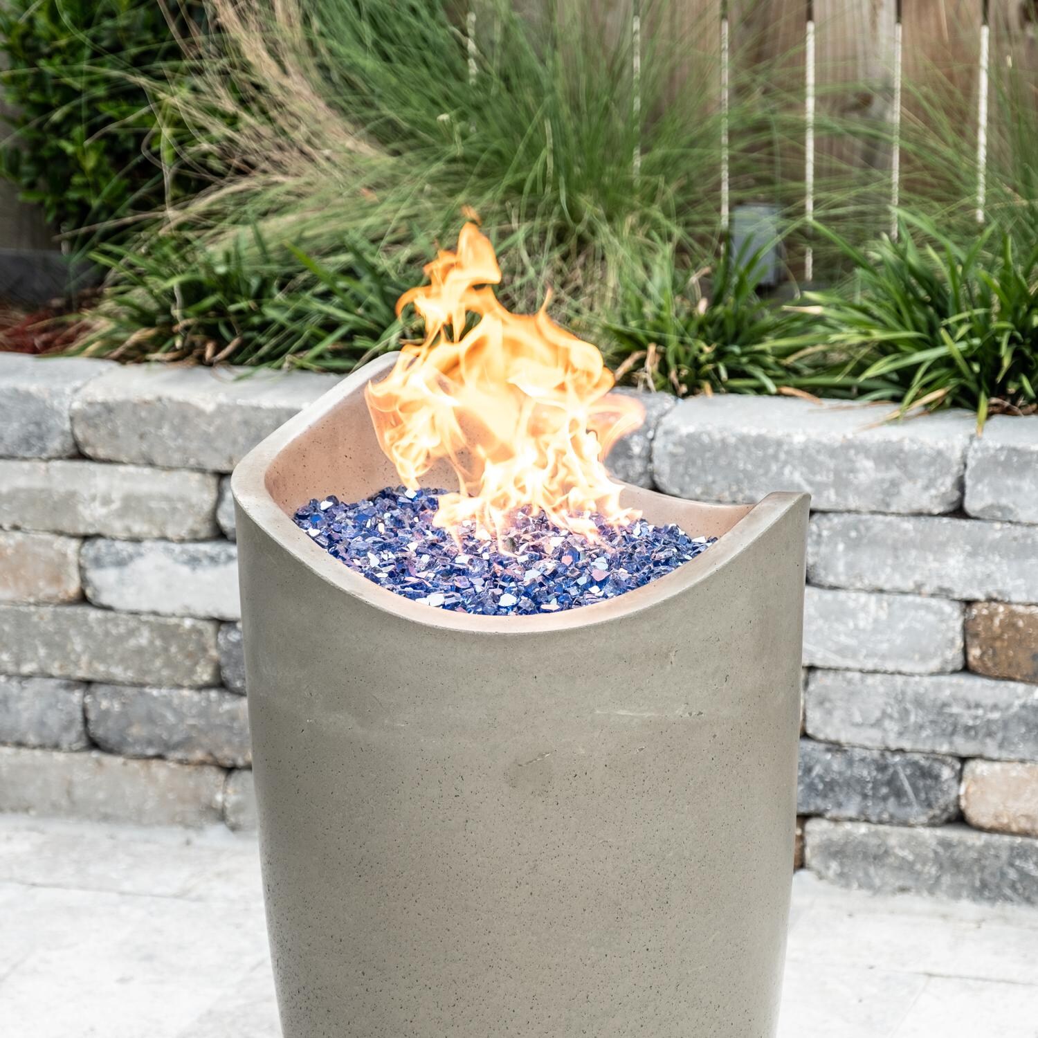 American Fyre Designs Wave 20-Inch Propane Gas Fire Urn