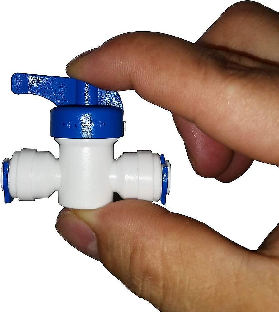 8 Pcs Inline Faucet/shut-off Valve/isolating Valve For 1/4