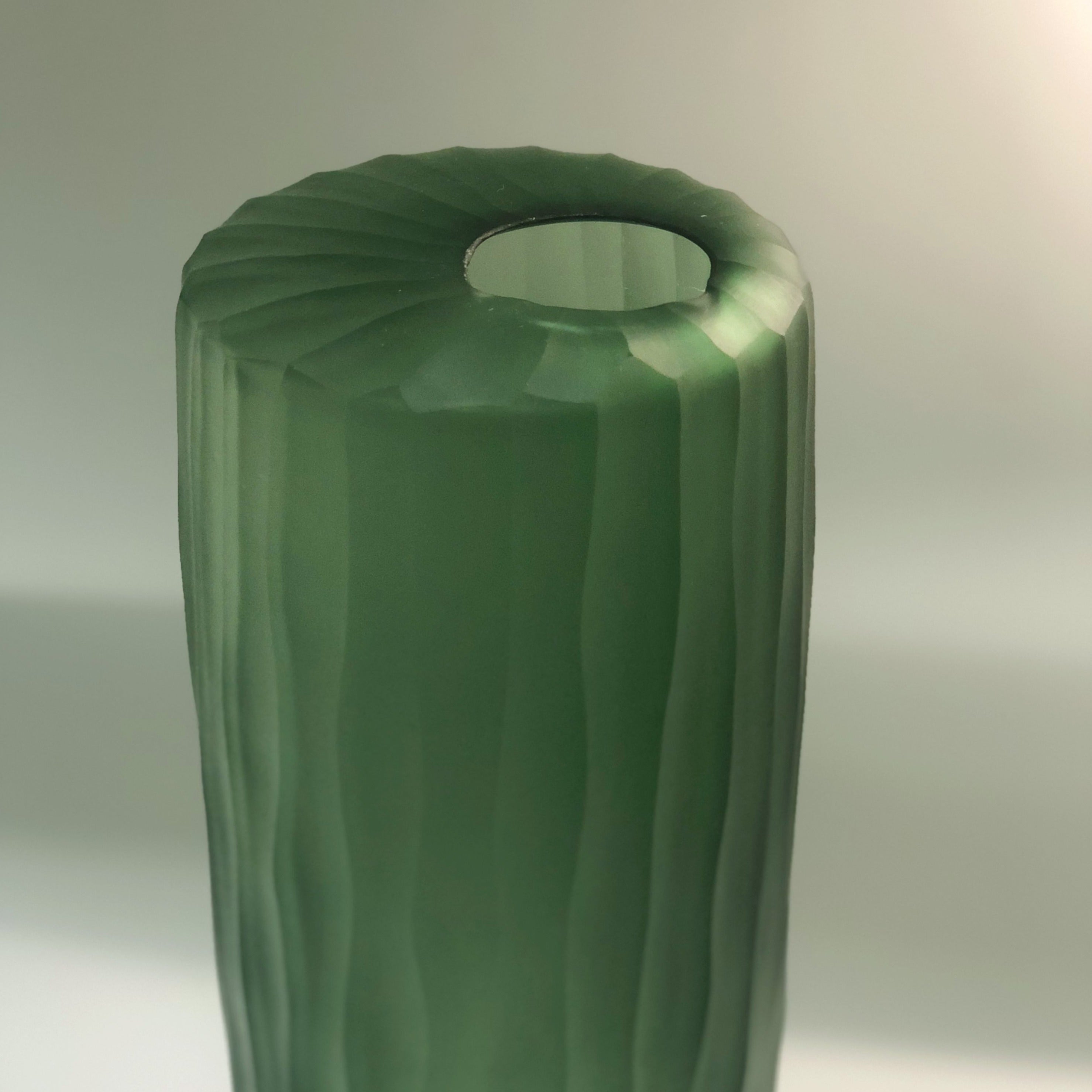 Handmade Balloton Glass  Vase 15208-420-Green