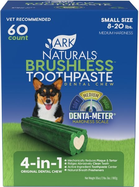 Ark Naturals Brushless Toothpaste Small Dental Dog Treat