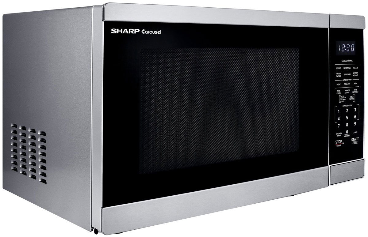 Sharp 1.4 Cu. Ft. Stainless Steel Countertop Microwave Oven With Inverter Technology