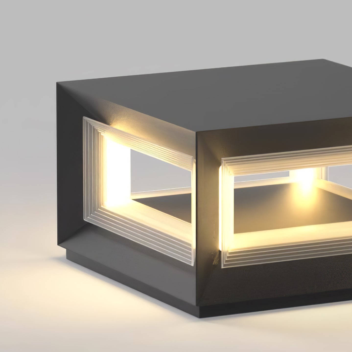 Light Cube Outdoor Post Light