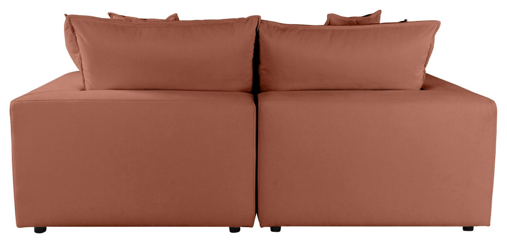 Cali Modular Loveseat   Contemporary   Loveseats   by TOV Furniture  Houzz