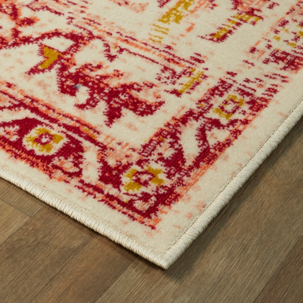 Derya Bohemian Medallion Indoor/ Outdoor Area Rug