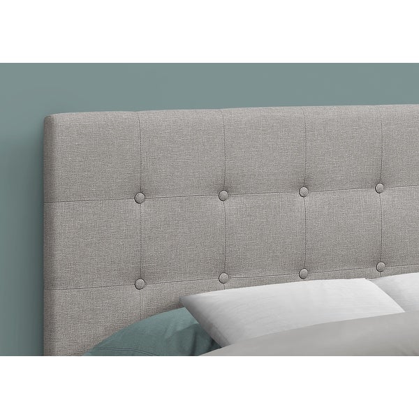 Bed， Headboard Only， Full Size， Bedroom， Upholstered Linen Look， Transitional - - 31975177