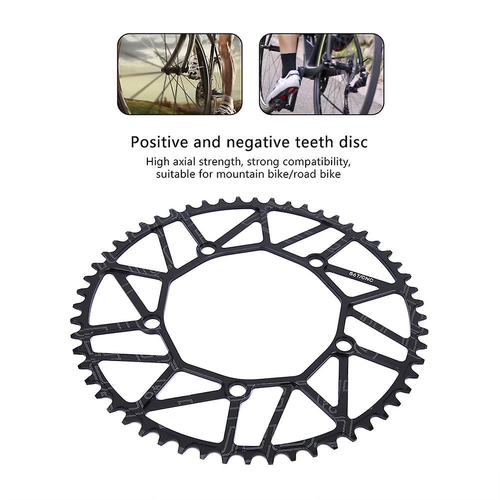 Outdoor Positive and Negative Teeth 130bcd Crank Single Disc 130bcd 56t