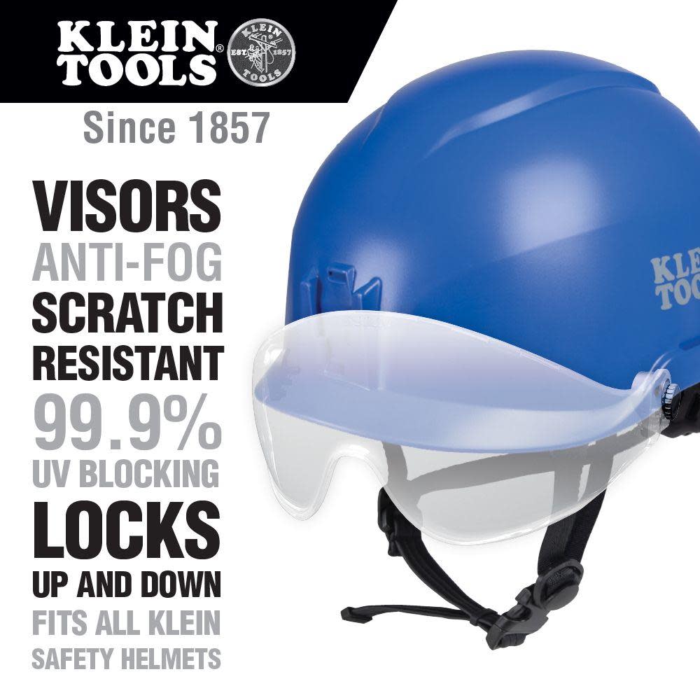 Safety Helmet Visor， Clear ;