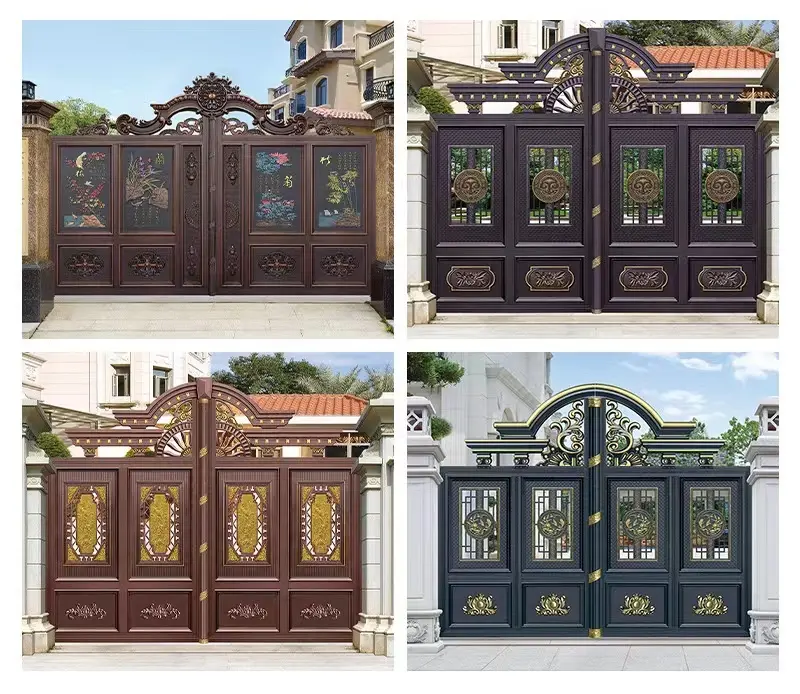 China Wholesale american building supply doors wrought iron patio doors safety gate patio doors