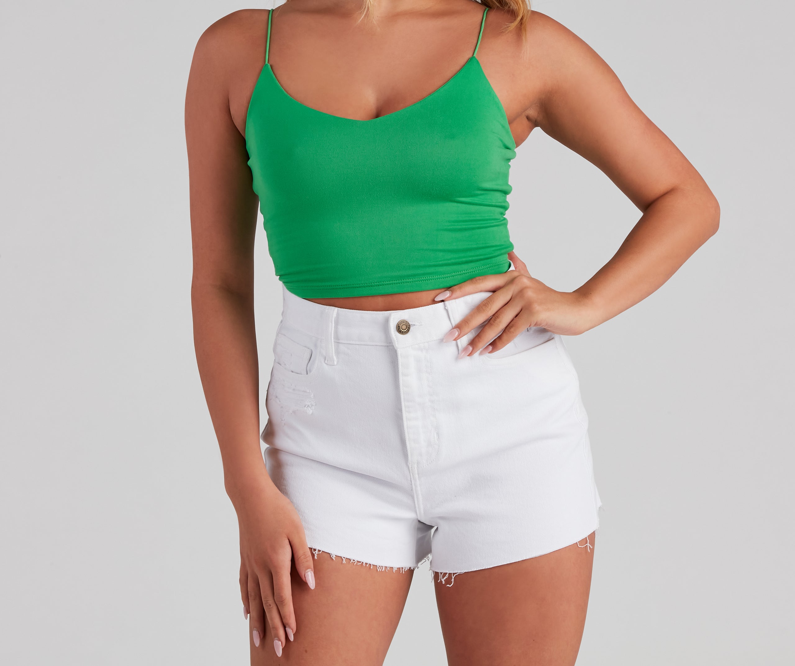 Girl Next Door Cropped Tank