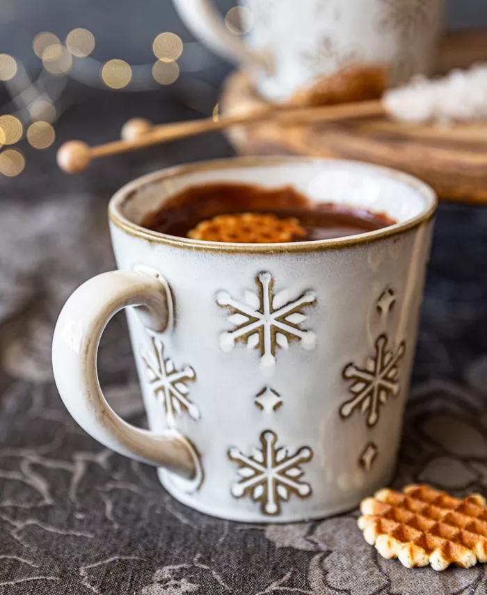 Over and Back Snowflake Mugs Set of 4