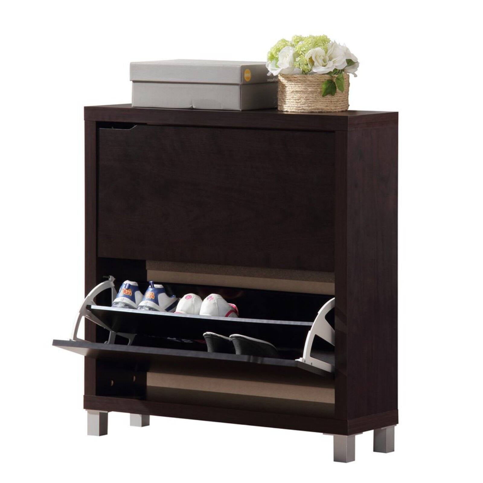 Baxton Studio Simms Modern Shoe Cabinet