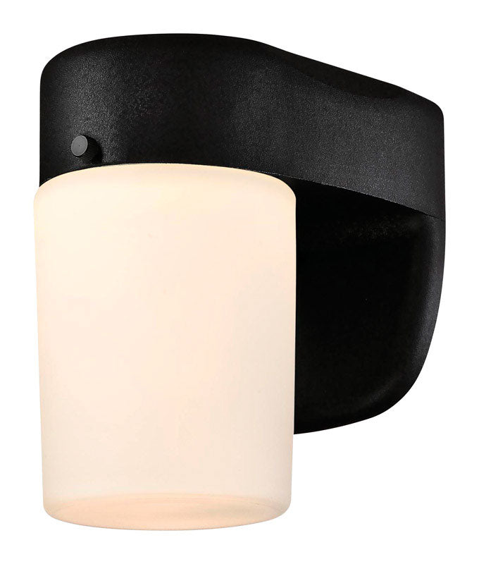 LED WALL LANTERN BLACK