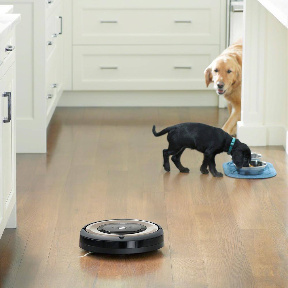 iRobot Roomba e6 (6198) Wi-Fi Connected Robot Vacuum Cleaner Ideal for Pet Hair Carpets Self-Charging in Sand Dust e619820