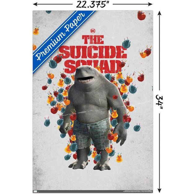 Trends International Dc Comics Movie The Suicide Squad King Shark One Sheet Unframed Wall Poster Prints