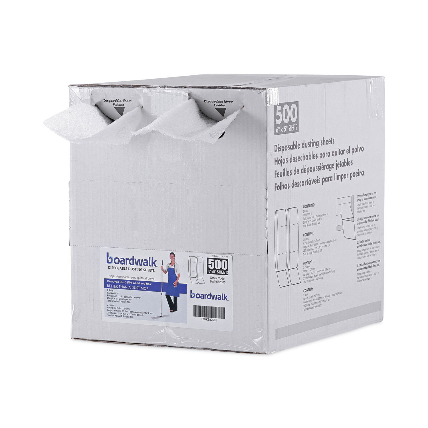 TrapEze Disposable Dusting Sheets by Boardwalkandreg; BWK582505