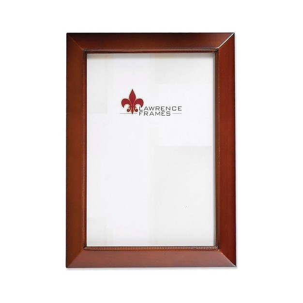 Lawrence Frames Walnut Wood 4x6 Picture Frame Estero Collection 725246