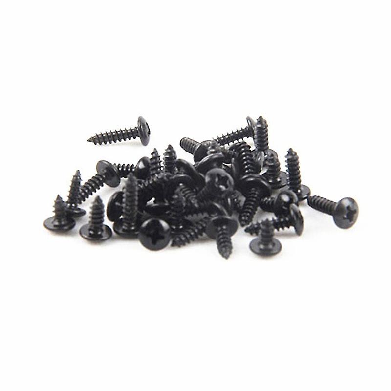 50pcs M3 M4 M5 Wood Truss Screw With Black Oxide And Wax Self-tapping Screws