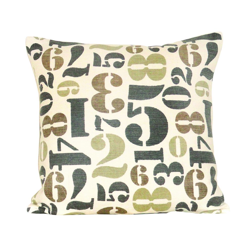 Pomeroy Numbers Throw Pillow