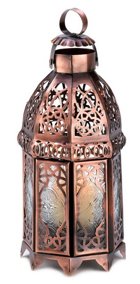 Gallery of Light 57070486 Copper Moroccan Candle L...