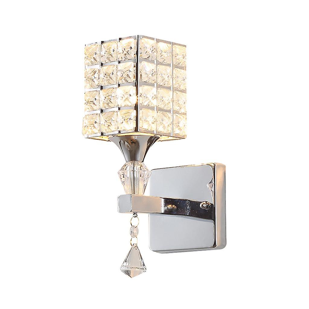 3x Chic Crystal Wall Light， Wall Lamp Sconce， Modern Crystal Wall Lamp Bedroom Living Room Restaurant Lighting