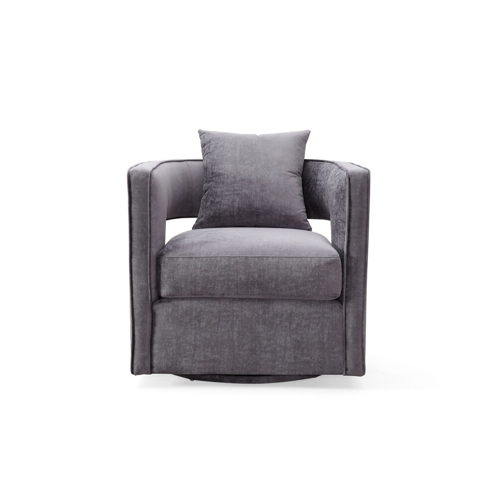 Kennedy Grey Swivel Chair