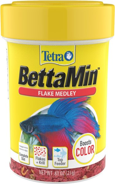 Tetra BettaMin Tropical Medley Color Enhancing Fish Food