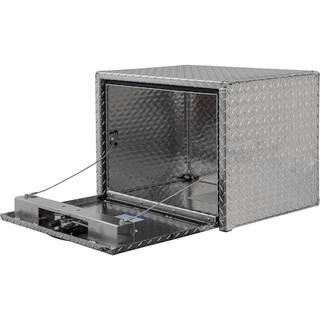 Buyers Products Company 18 in. x 18 in. x 24 in. Diamond Plate Tread Aluminum Underbody Truck Tool Box 1735100