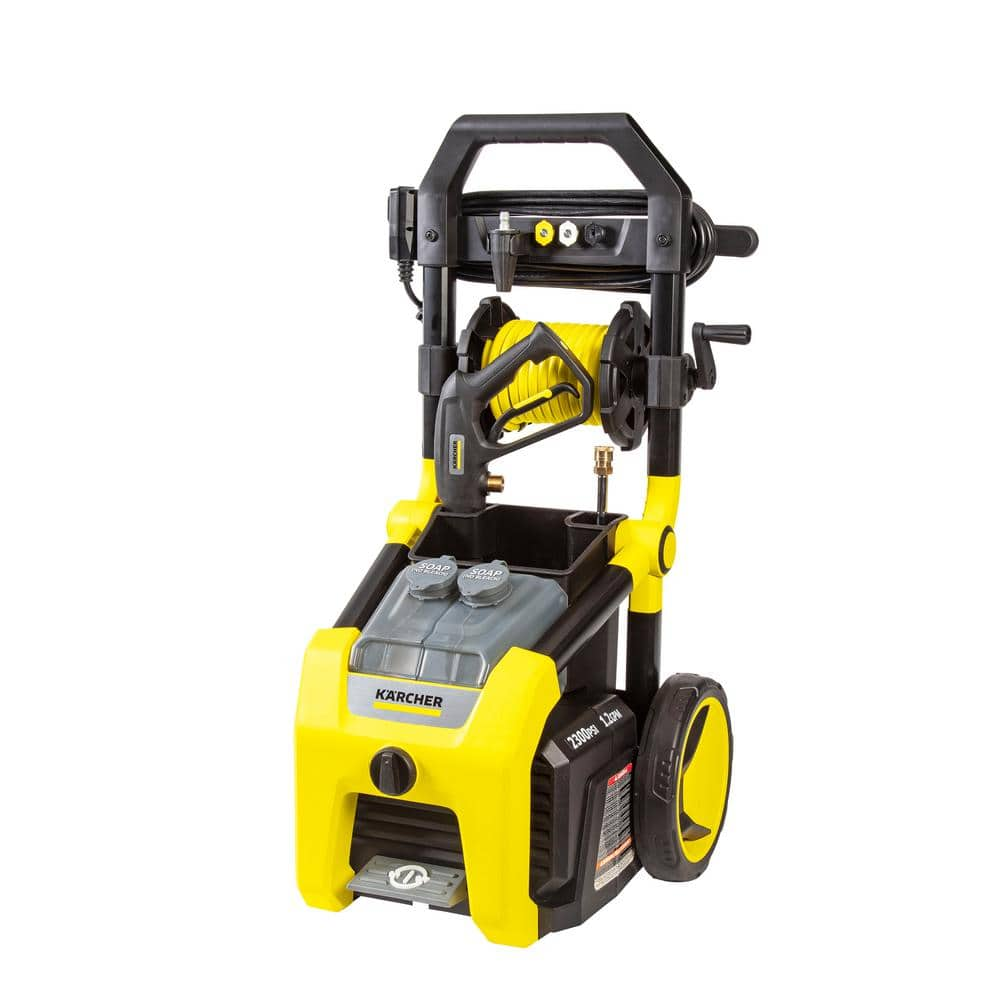 Karcher 2300 PSI 12 GPM K2300PS Electric Power Pressure Washer with Turbo 15Degree 40Degree and Soap Nozzles