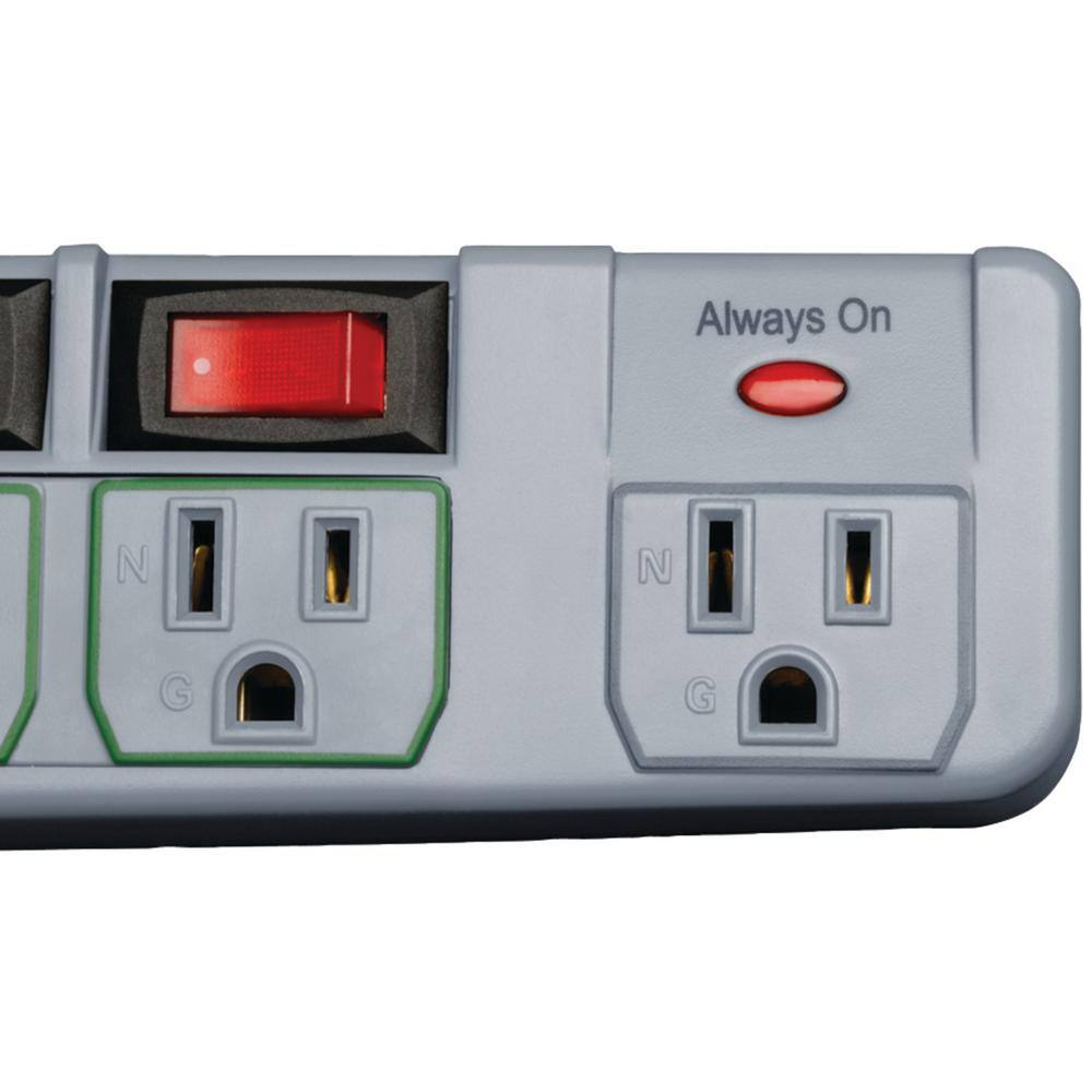 Tripp Lite 7-Outlet Eco-Surge Energy-Saving Surge Protector TLP76MSG