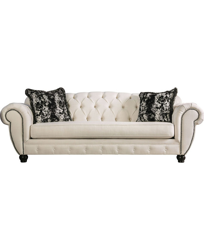 Furniture of America Trelane Upholstered Sofa