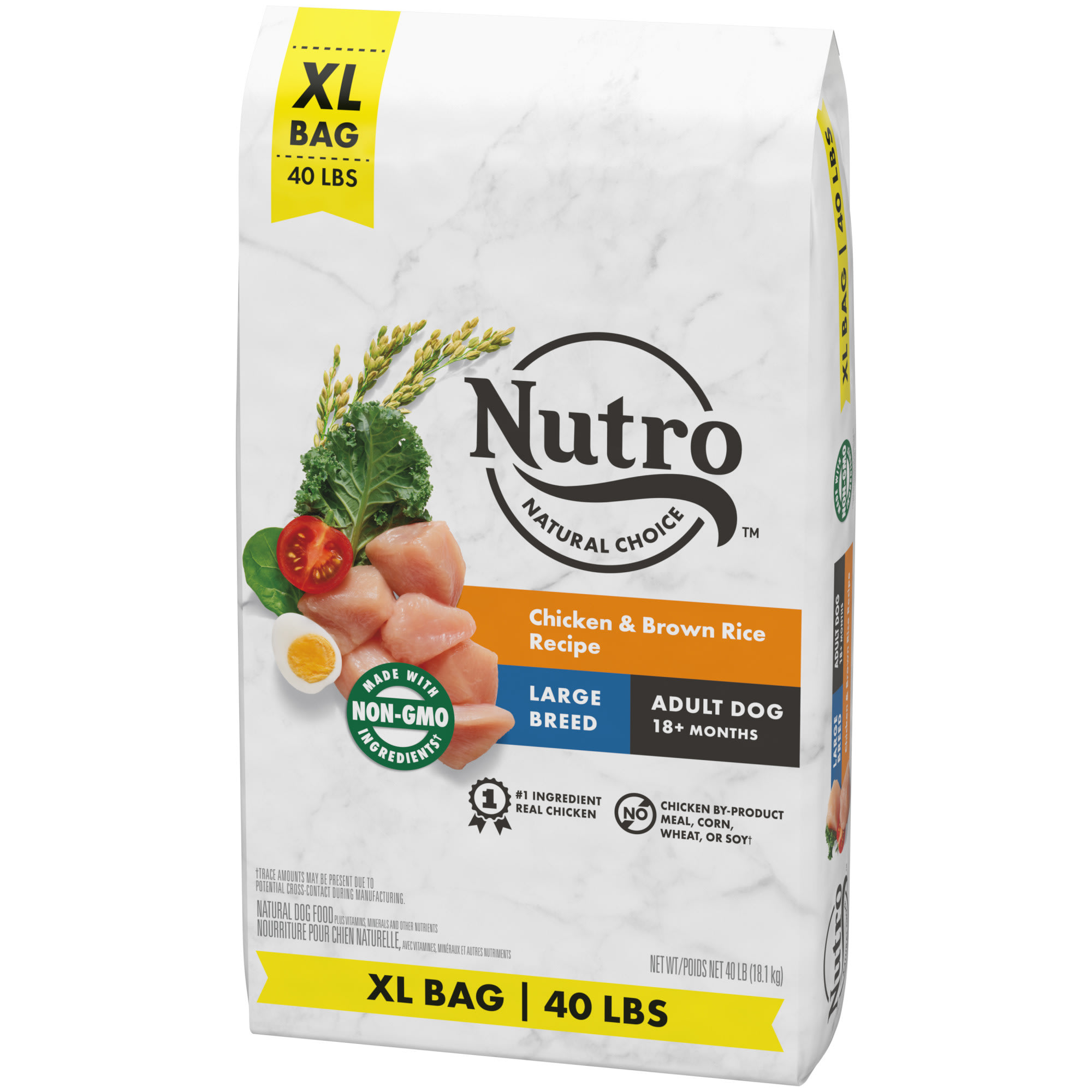 Nutro Natural Choice Chicken  Brown Rice Recipe Large Breed Adult Dry Dog， 40 lbs.