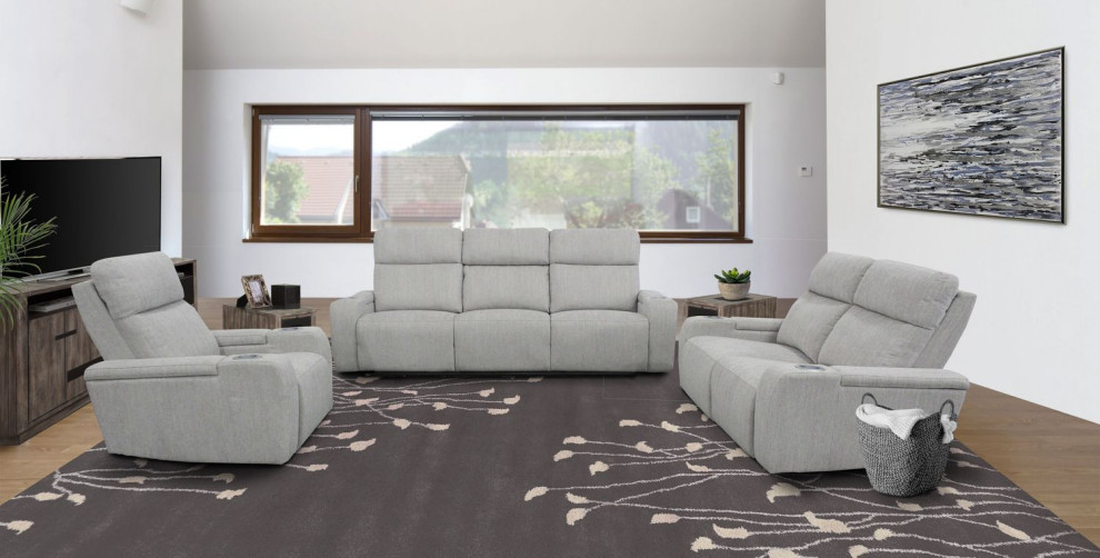 Parker Living Orpheus Power Loveseat  Bisque   Transitional   Loveseats   by Unlimited Furniture Group  Houzz