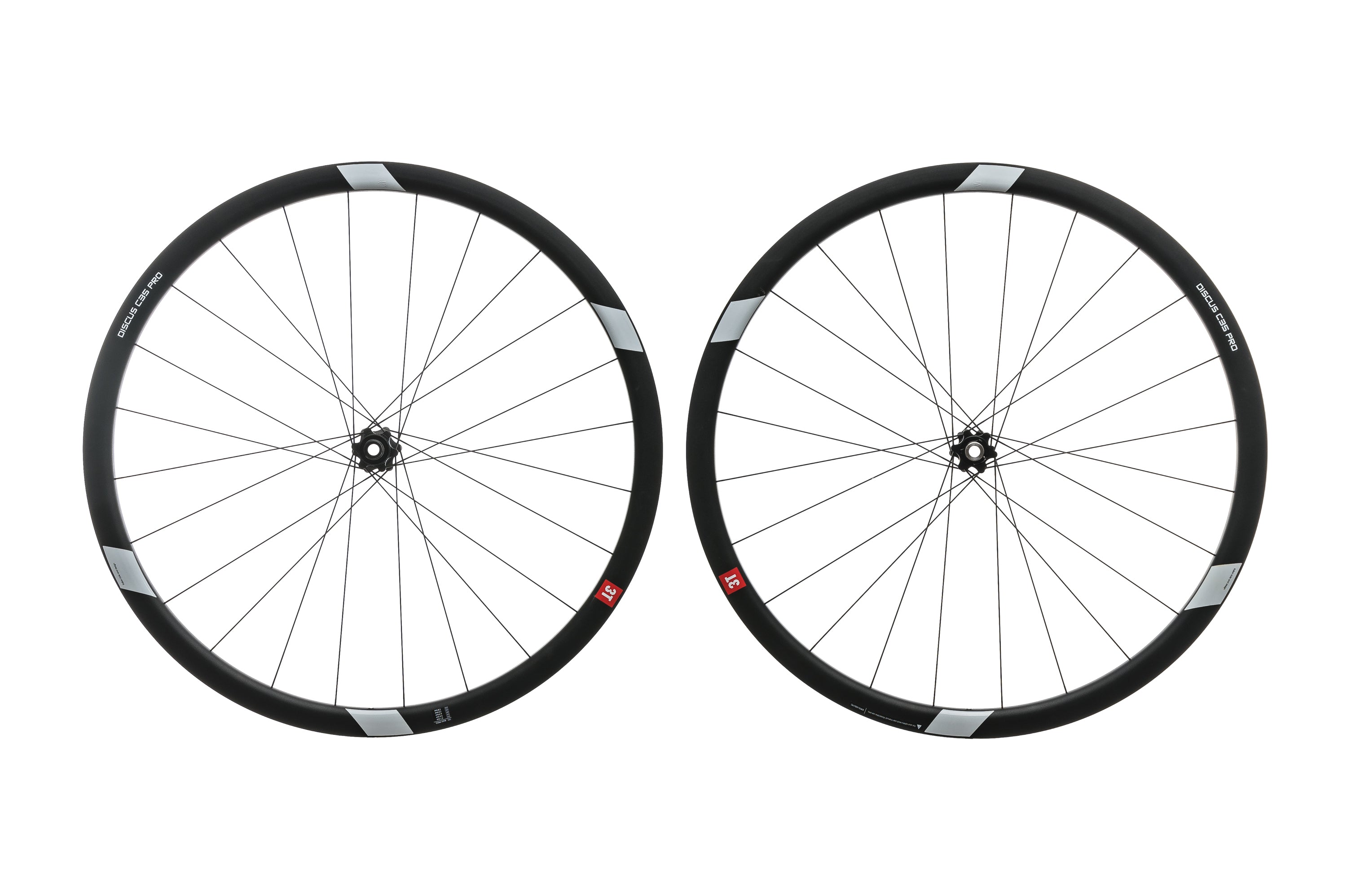 3T Disus C35 Pro Aluminum Clincher 700c Wheelset