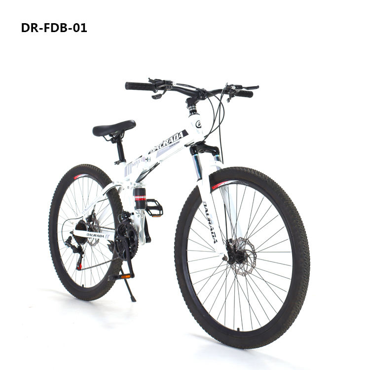 DAURADA 24 Inch Folding Mountain Bike Carbon Steel Cycle Bicycle