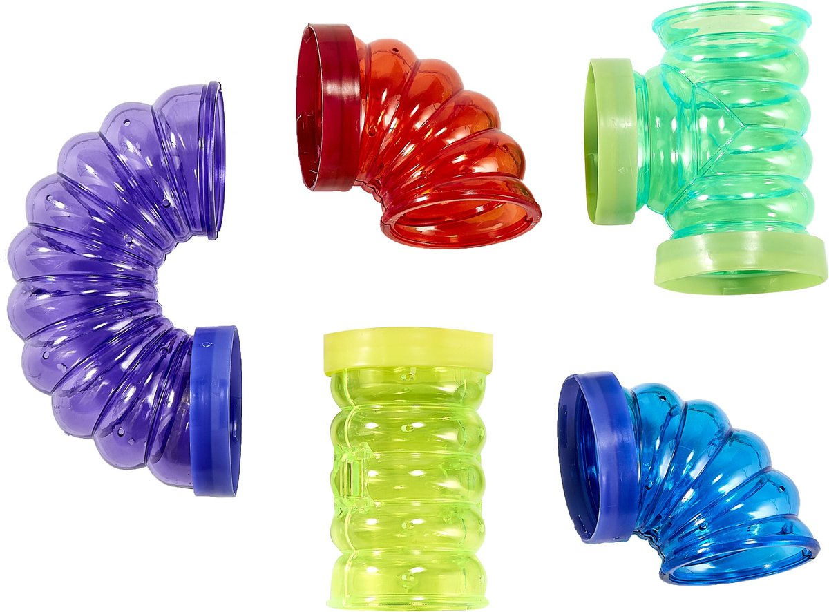 Kaytee CritterTrail Fun-nel Twist and Turn Tubes， Color Varies