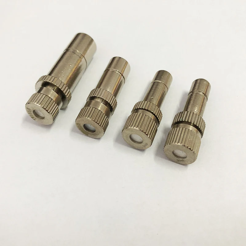 Brass sprayer slip lock mist nozzles quick connecting mist nozzles