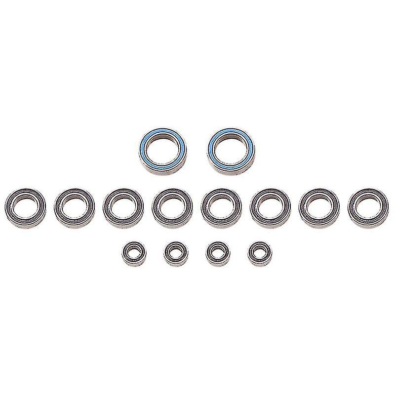 14pcs Rubber Sealed Ball Bearing Kit Compatible With Tamiya T3-01 1/8 Rc Rider