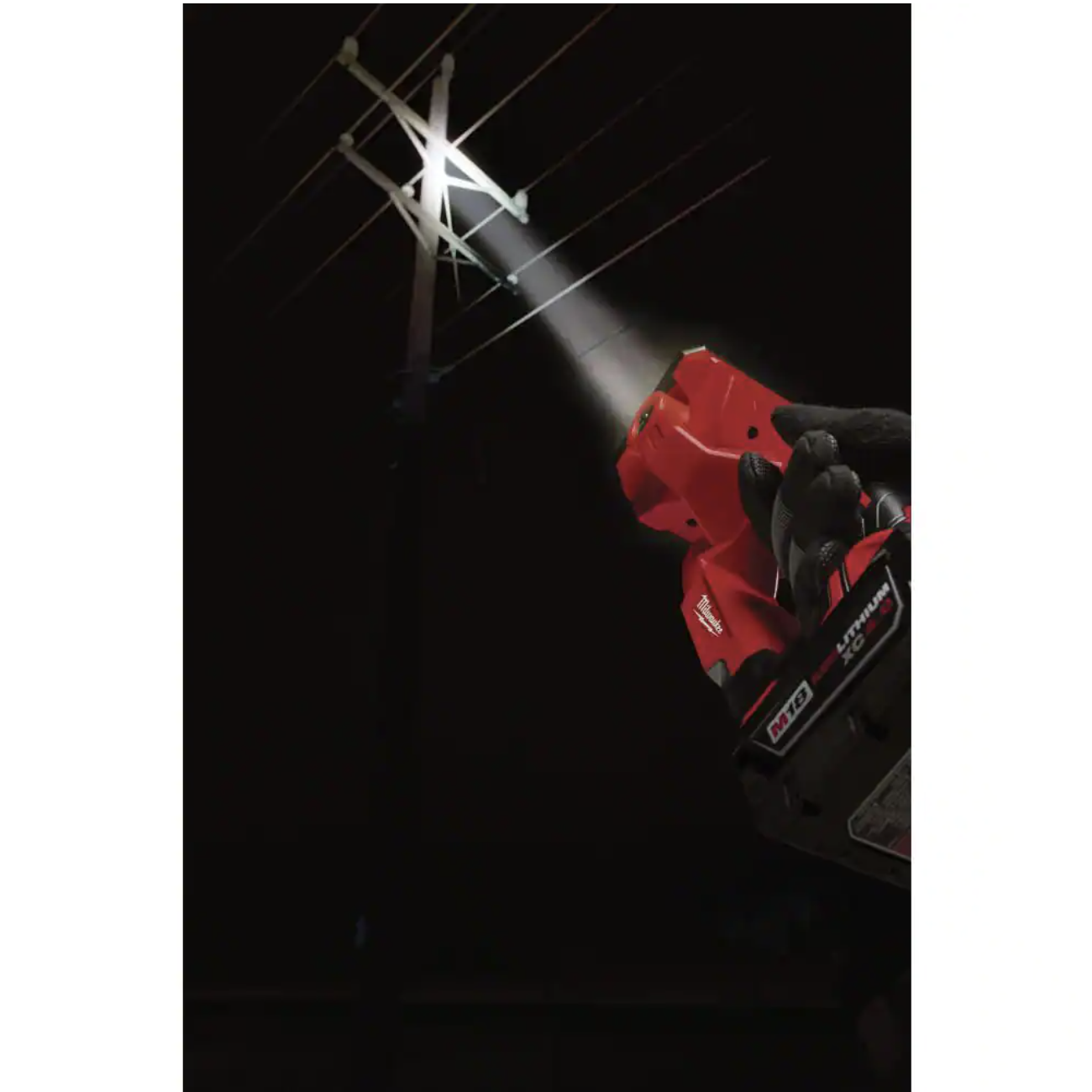 Milwaukee M18 18-Volt 1250 Lumens Lithium-Ion Cordless Search Light， Tool-Only (2354-20)