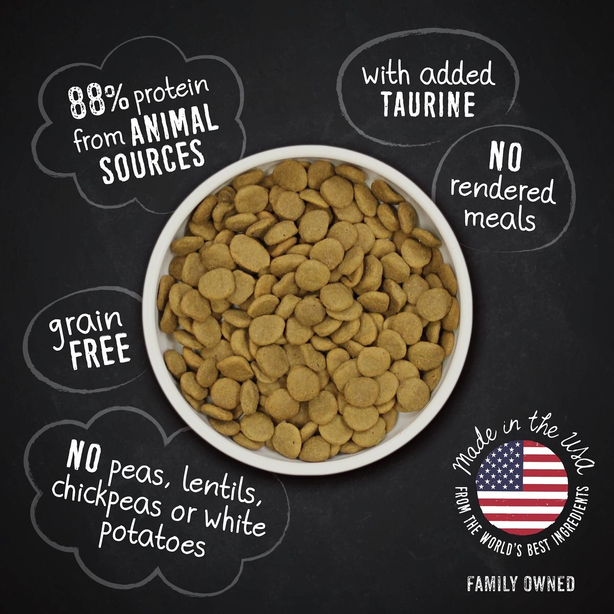 Hound and Gatos Grain-Free Cage Free Chicken Recipe Dry Dog Food