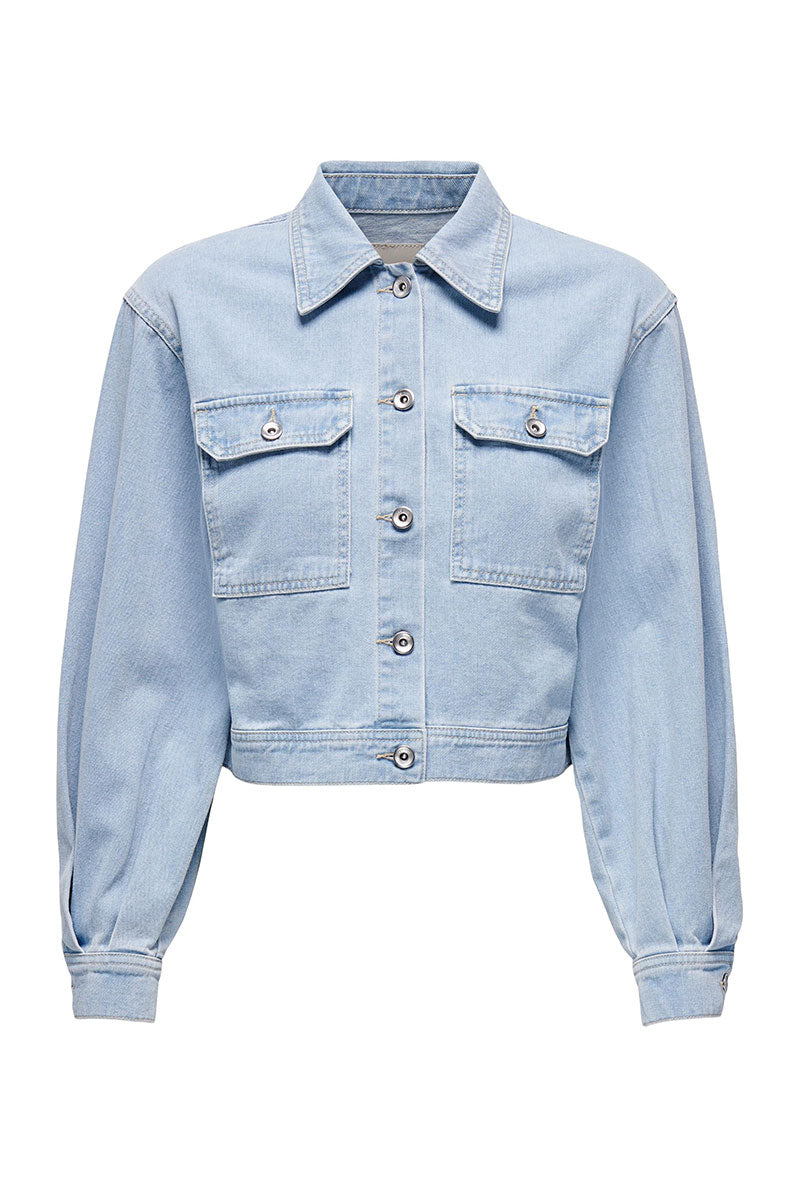 BRETT SHOULDER DENIM JACKET