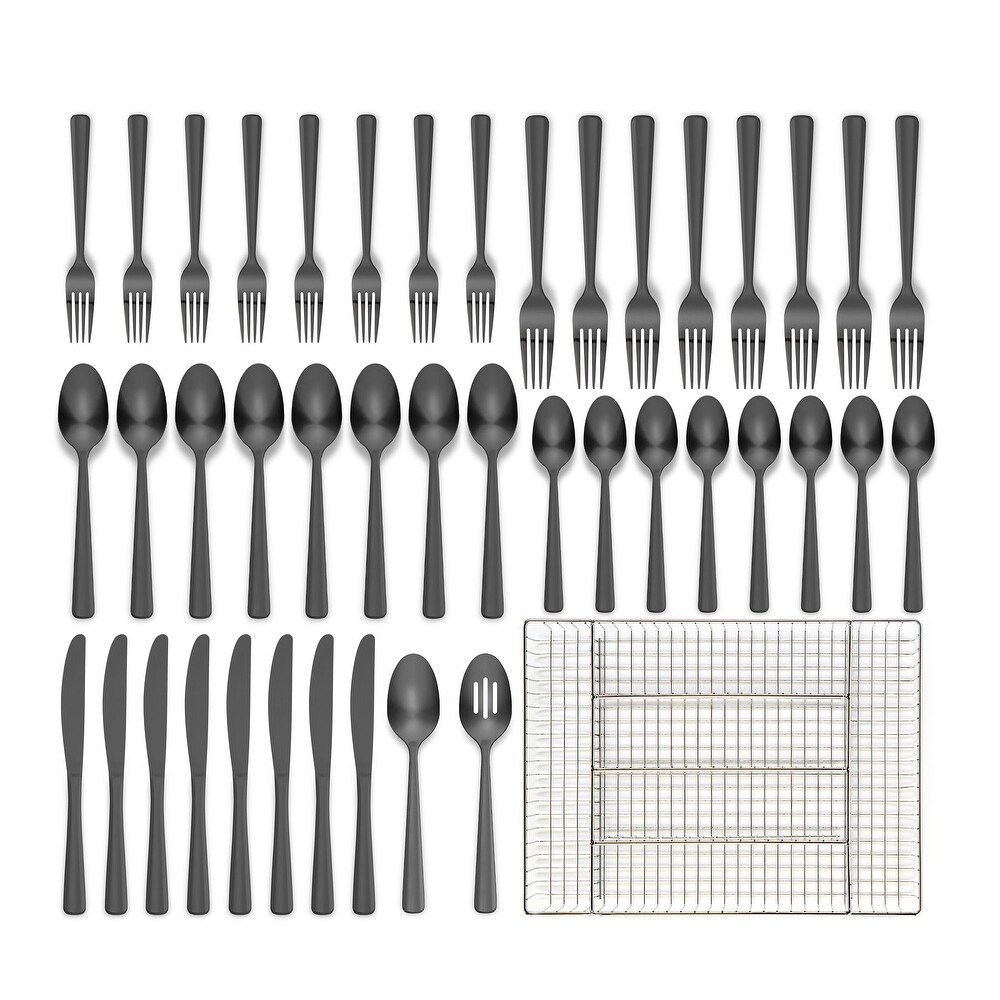 Ornative ALICJA Stainless Steel 42 Pieces Flatware Set with Buffet   10.71\