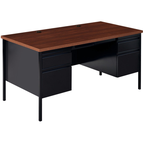 Lorell Fortress Series Double-Pedestal Desk (60927)